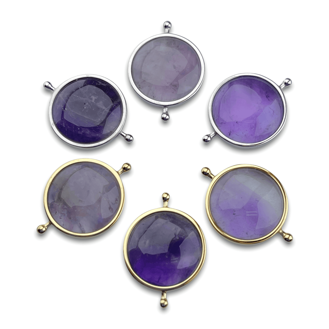 Amethyst Round Crystal Element