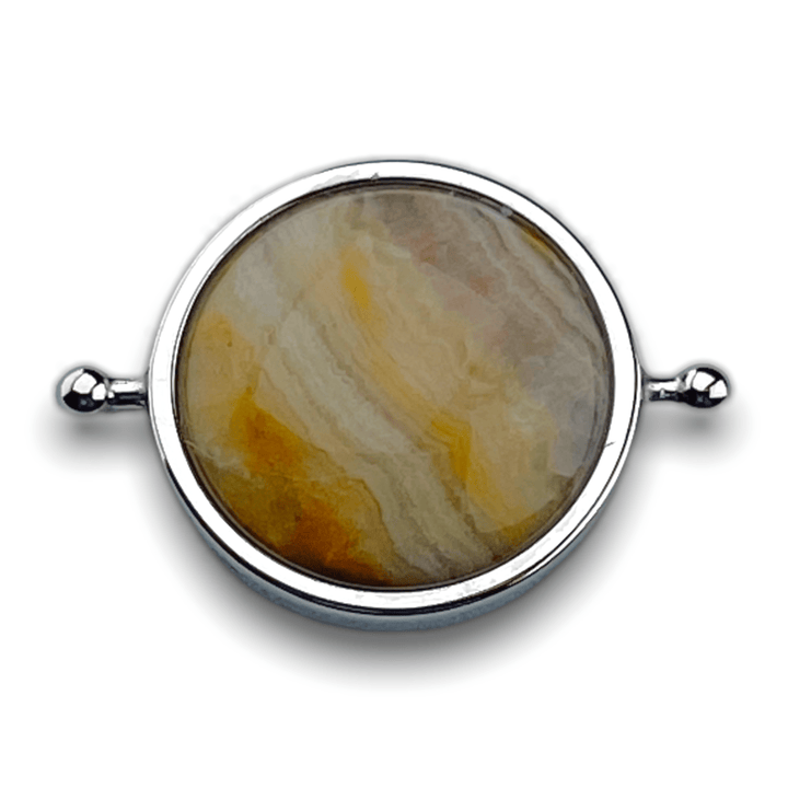 Crazy Jasper Round Crystal Element