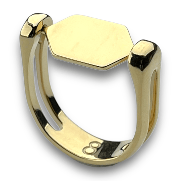 HexBar™-Shaped Fidget Ring