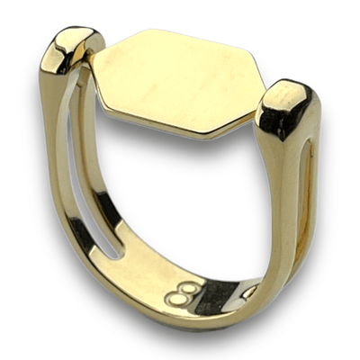 Hexbar-Shaped Fidget Ring