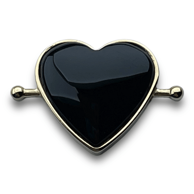 Heart-Shaped Onyx Crystal Spinner