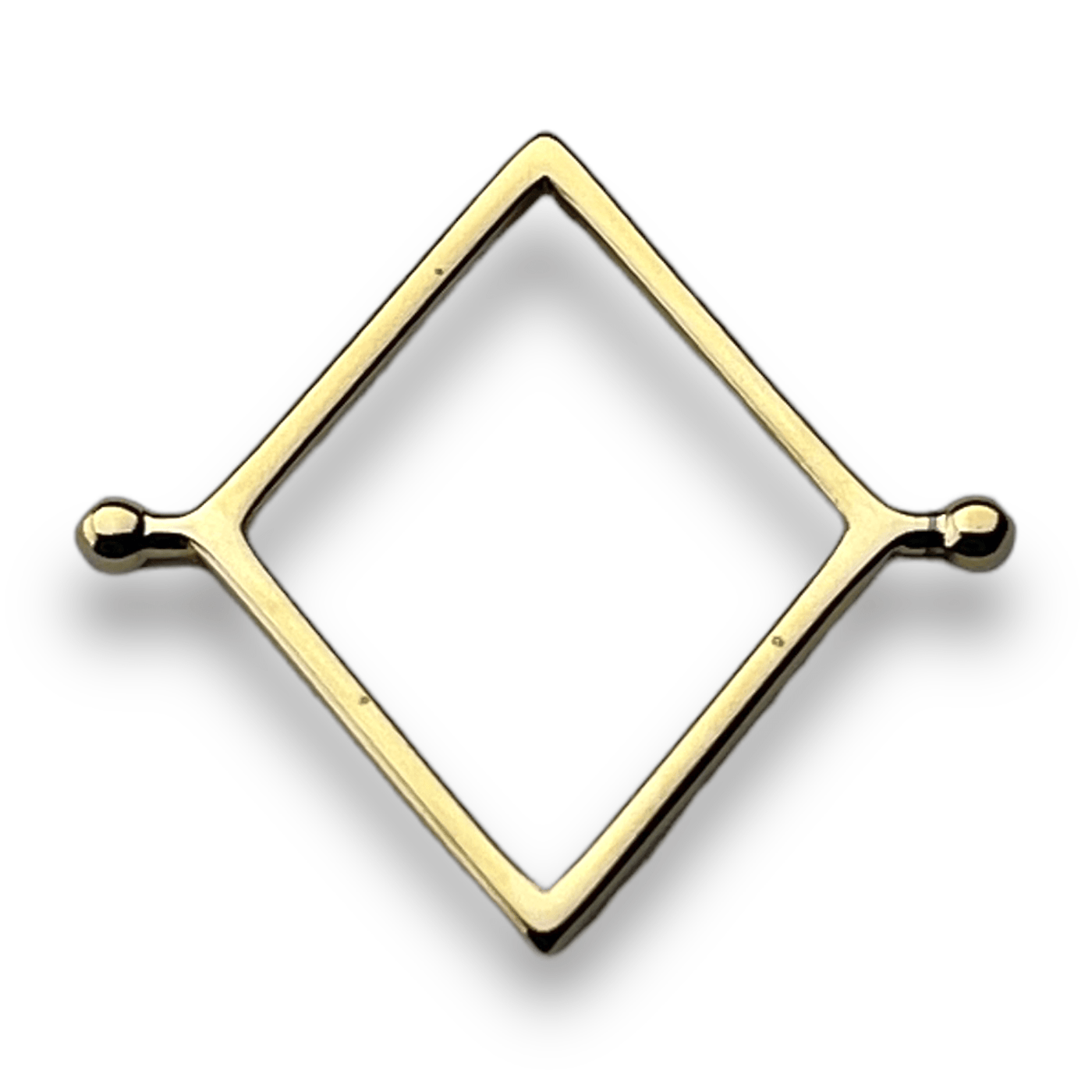 Diamond-Shaped Open Spinner
