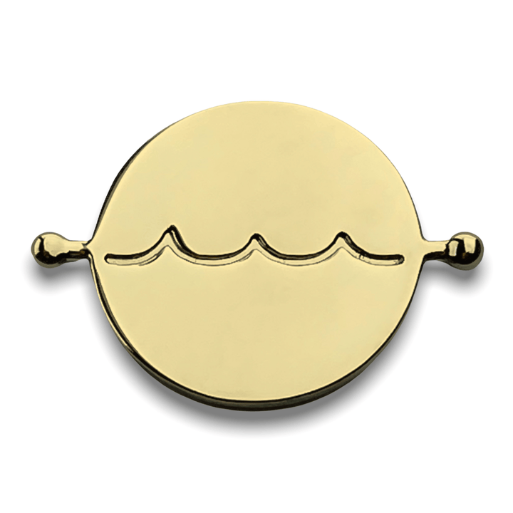 Wave & Anchor Symbol Element