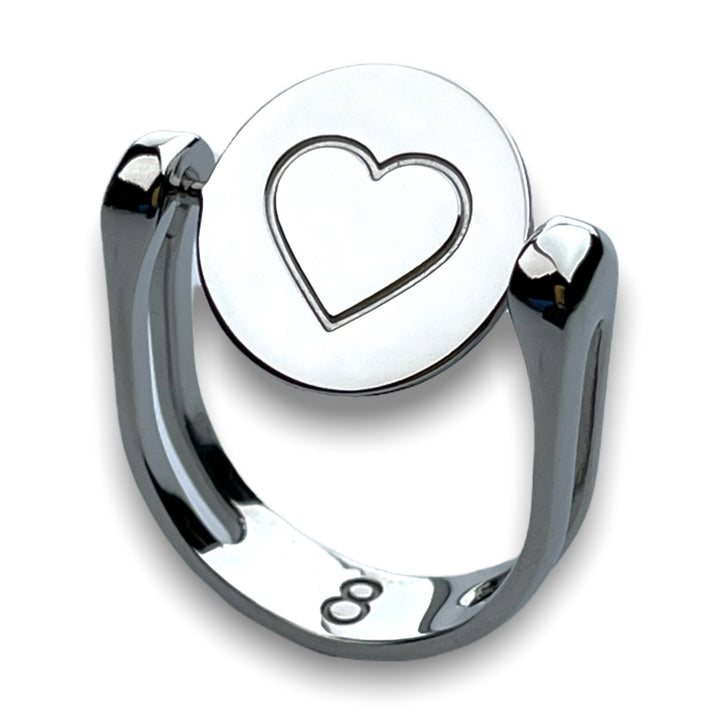 Heart Symbol Interchangeable Fidget Ring