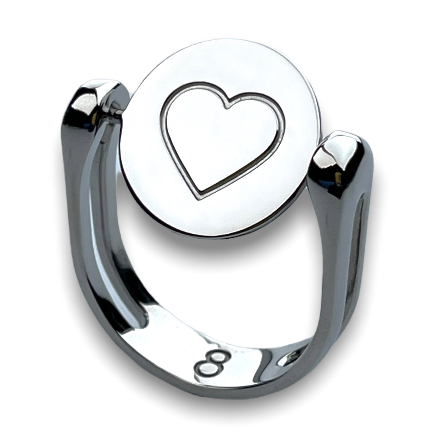 Heart Symbol Fidget Ring