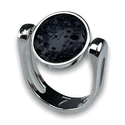 Lava Stone Aromatherapy Fidget Ring