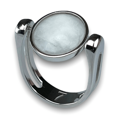 Moonstone Crystal Fidget Ring