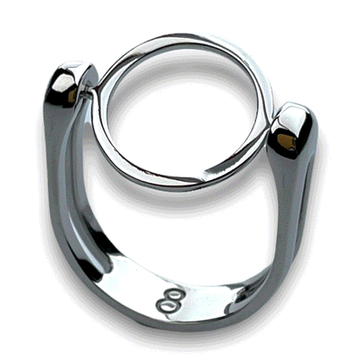 Circle-Shaped Open Fidget Ring