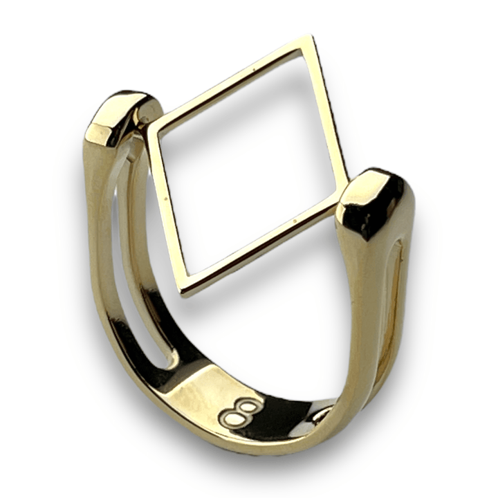 Diamond-Shaped Fidget Ring