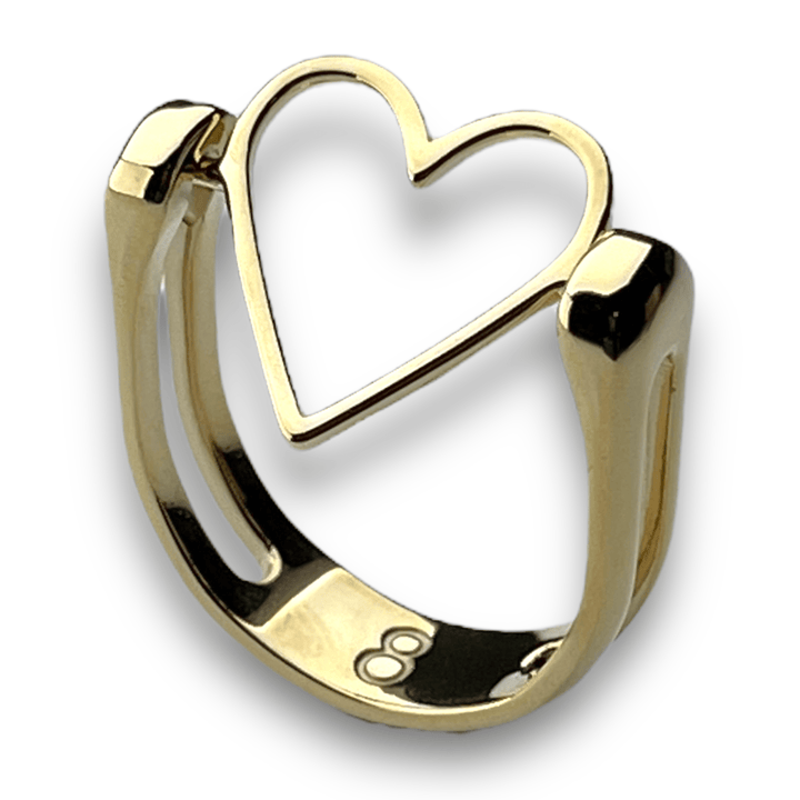 Heart-Shaped Fidget Ring