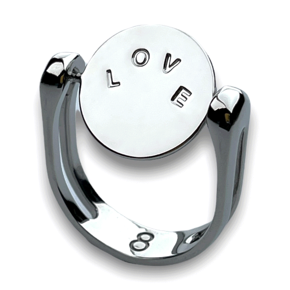 Paw Symbol Fidget Ring