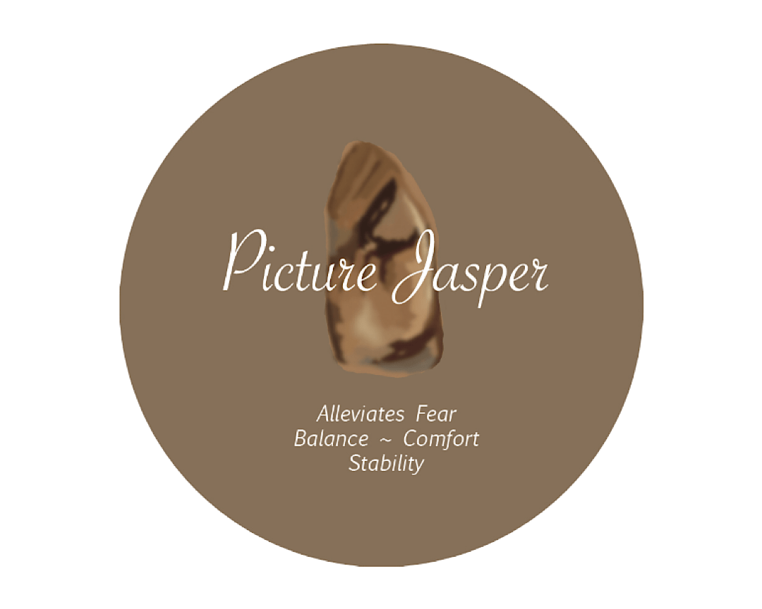 Picture Jasper Round Crystal Element
