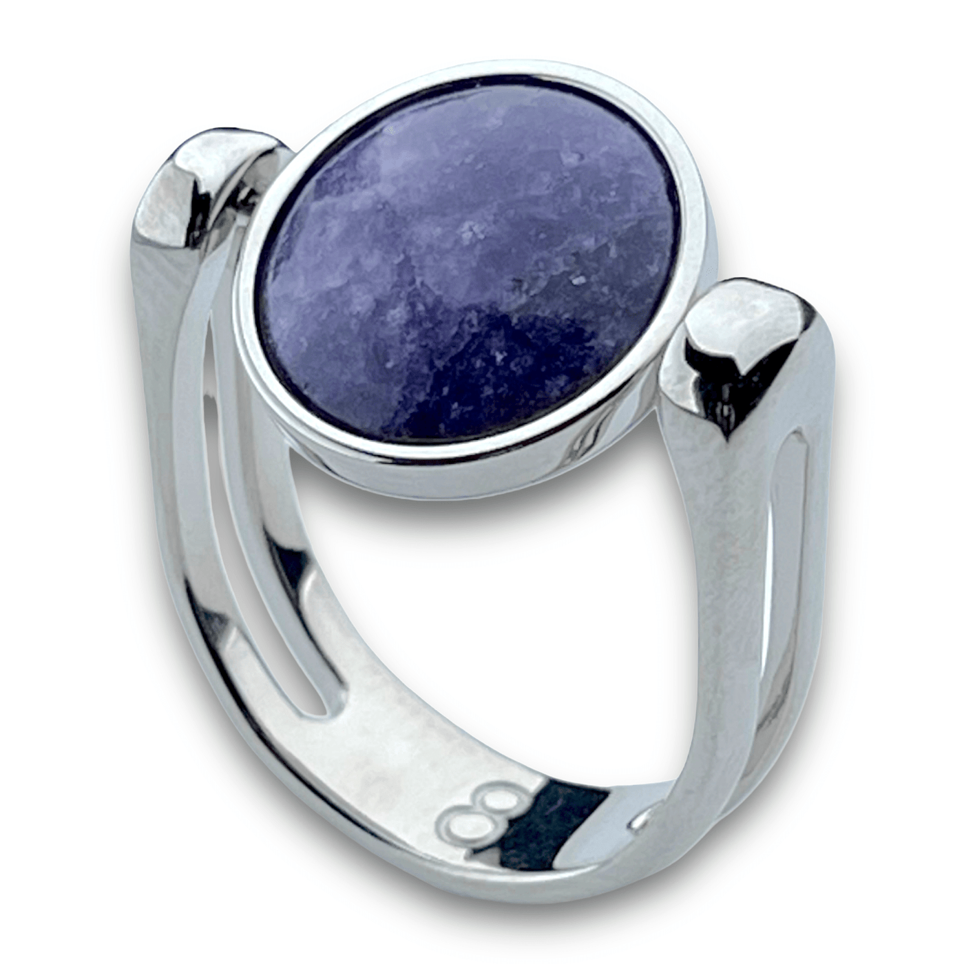 Purple Jasper Crystal Fidget Ring
