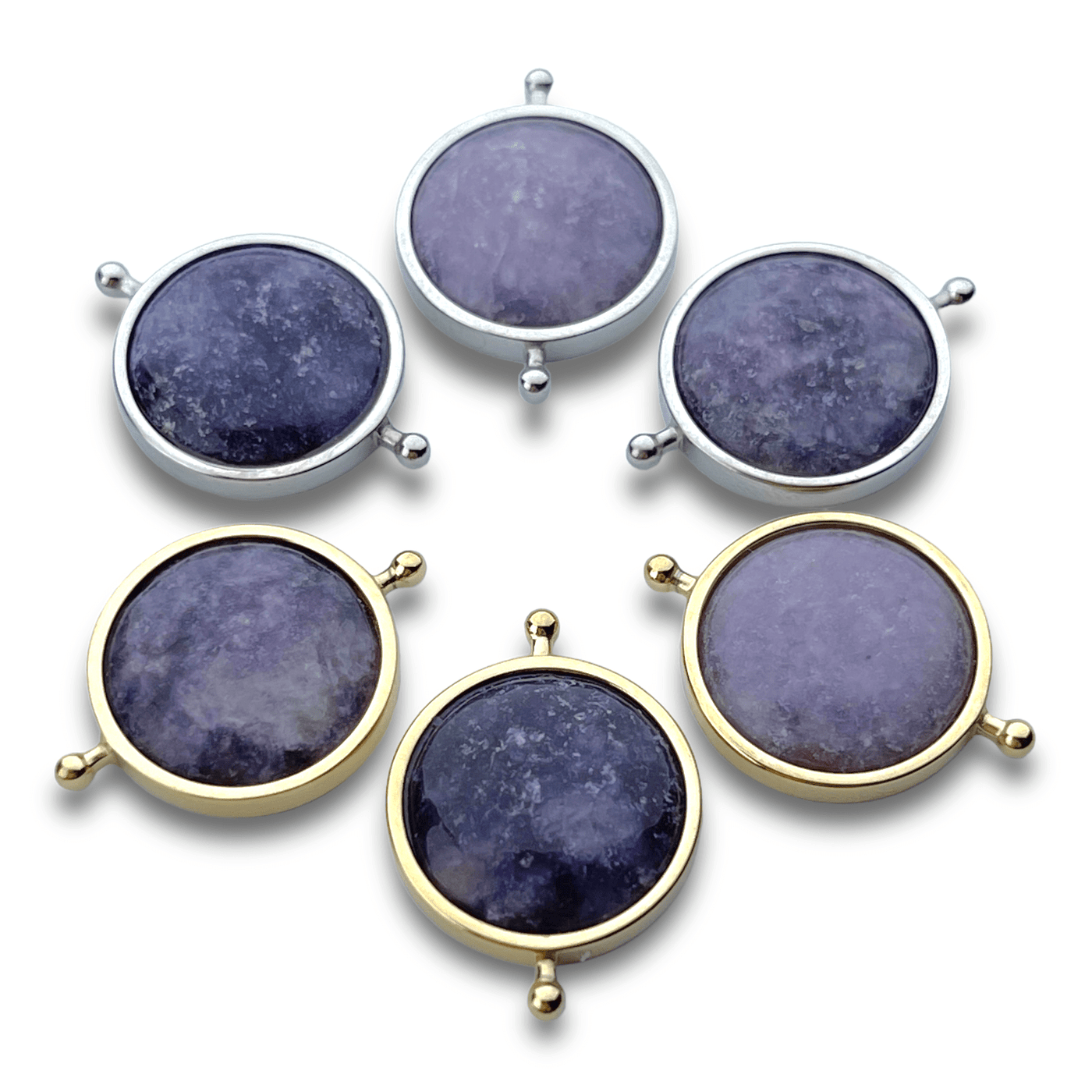 Purple Jasper Crystal Fidget Ring
