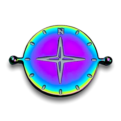 Compass Symbol Interchangeable Spinner