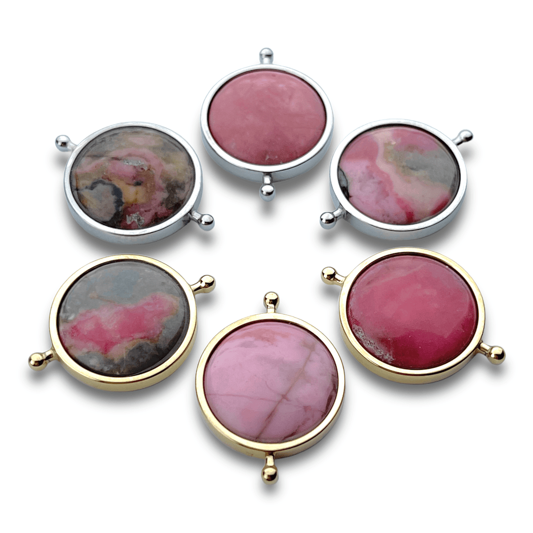 Rhodonite Round Crystal Element