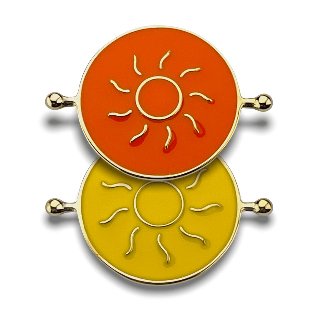Sun Symbol Chroma Flip Element (spin to combine)