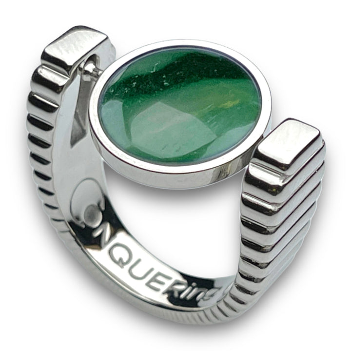 Silver ViaDeco™ Crystal Fidget Ring