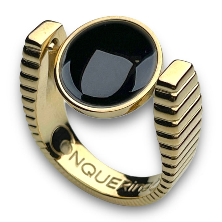 Gold ViaDeco™ Crystal Fidget Ring