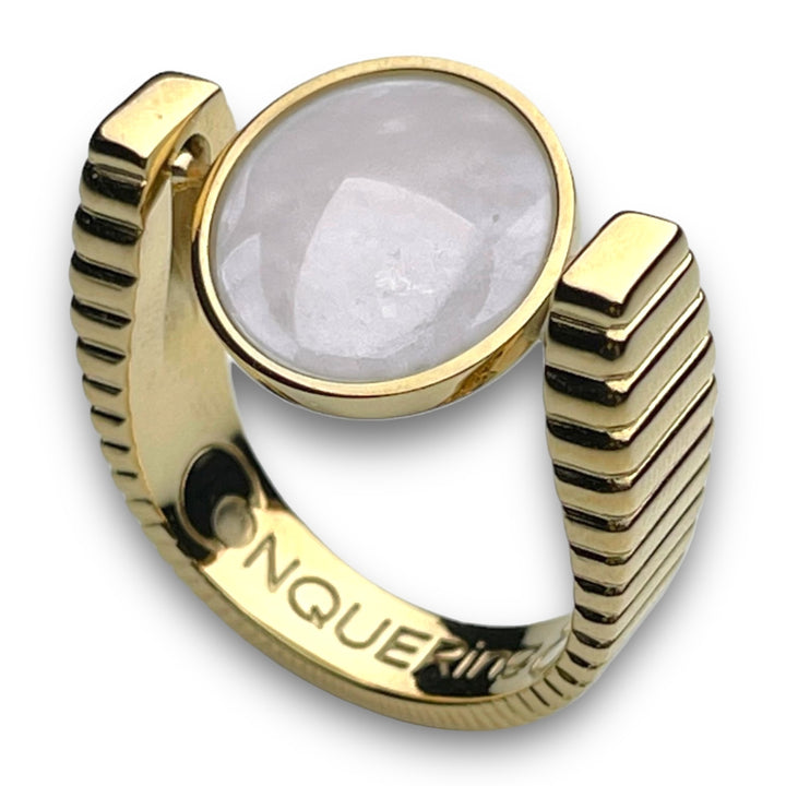 Gold ViaDeco™ Crystal Fidget Ring